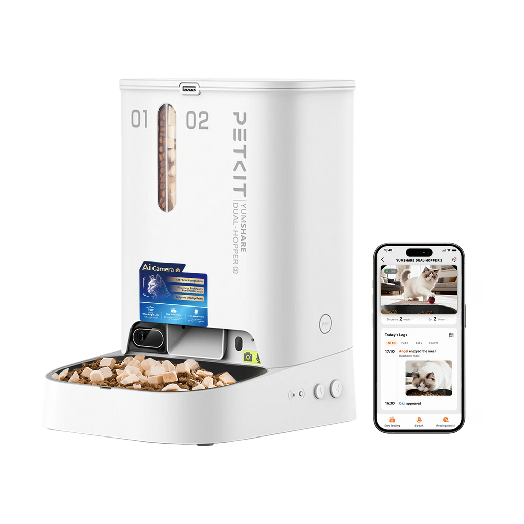 YumShare Dual-hopper 2 Automatic Feeder with Camera-0